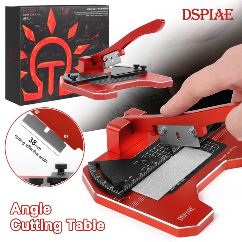 Art Craft Table - DSPIAE AT-CJ ชุดเครื่องมือตัดแบบมุมคงที่ ชุดเครื่องมือช่าง งานละเอียด อลูมิเนียมอัลลอยด์