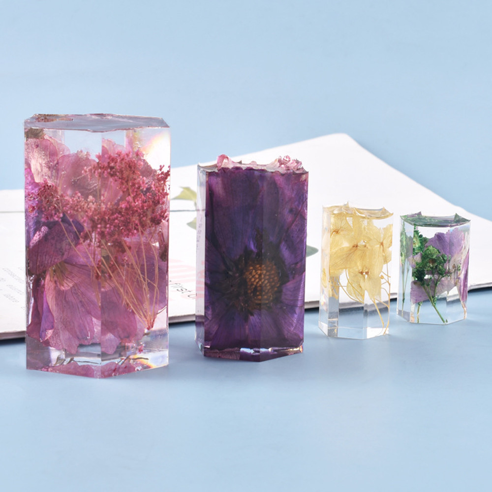 แม่พิมพ์ซิลิโคนกระบอกหกเหลี่ยม - Art Craft Table บทวิจารณ์และราคา