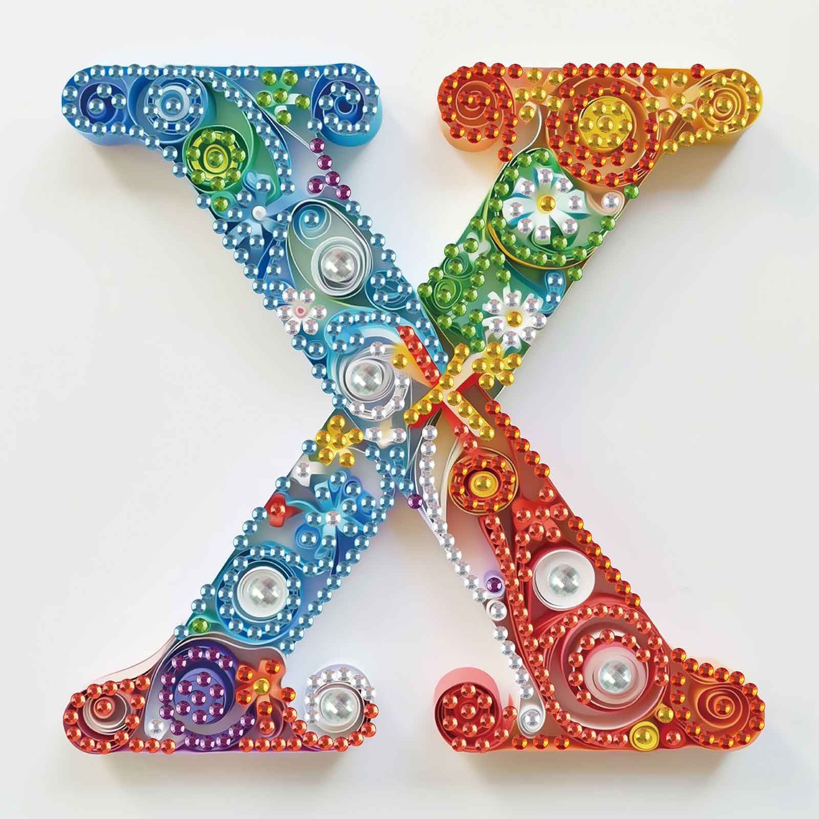 ชุดอุปกรณ์วาดภาพเพชรรูปทรงพิเศ - Art And Craft Letter X บทวิจารณ์และราคา