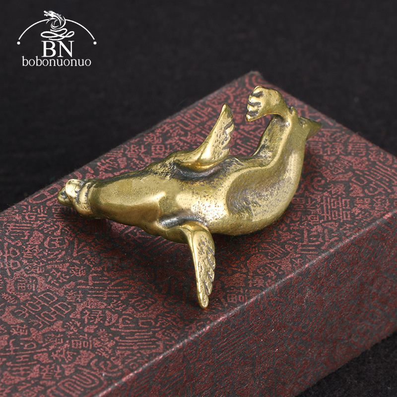 โลหะทองเหลือง Sea Lion ตุ๊กตาส - Art Craft Table บทวิจารณ์และราคา